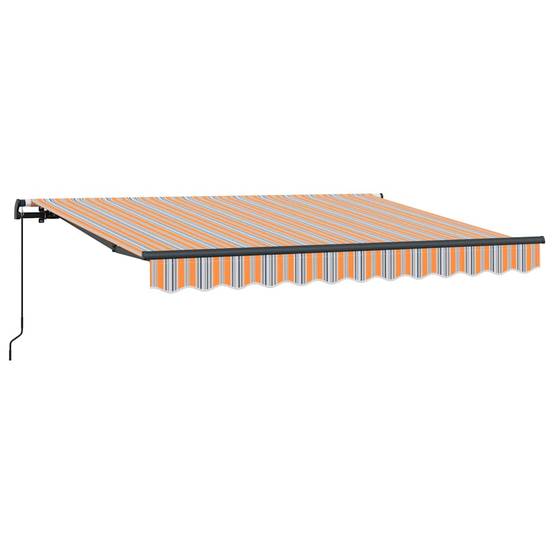 Store banne | Auvent Rétractable Multicolore 350 x 200 cm tissu Maison Chic - Image 1