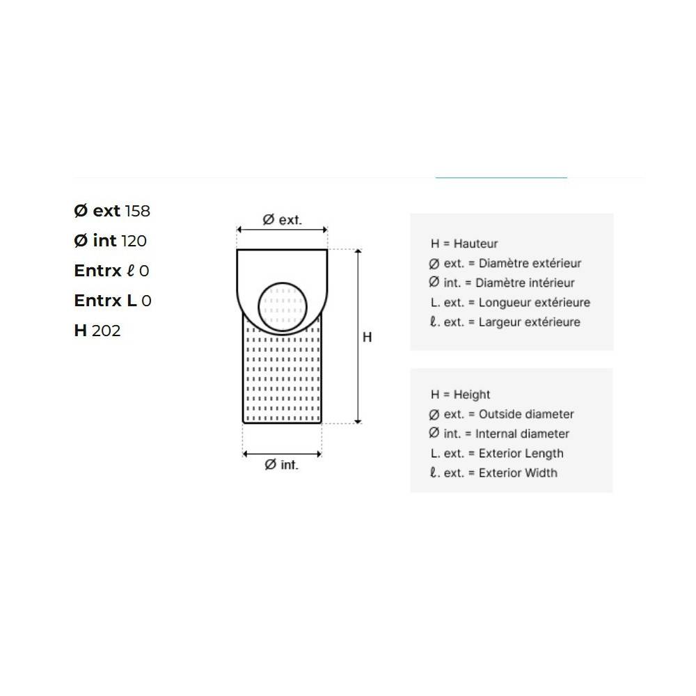 Panier prefiltre pompe compatible pour MJB - C-B526-06 - Imagen 3
