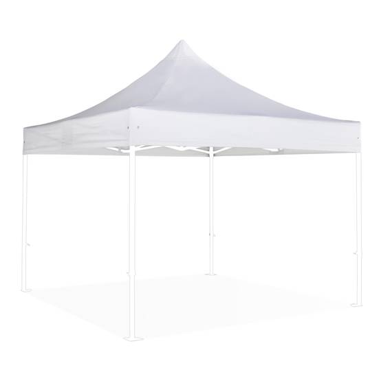 Oviala - Toit de tente pliante 3x3 m 520g/m² - Oviala - Image 1