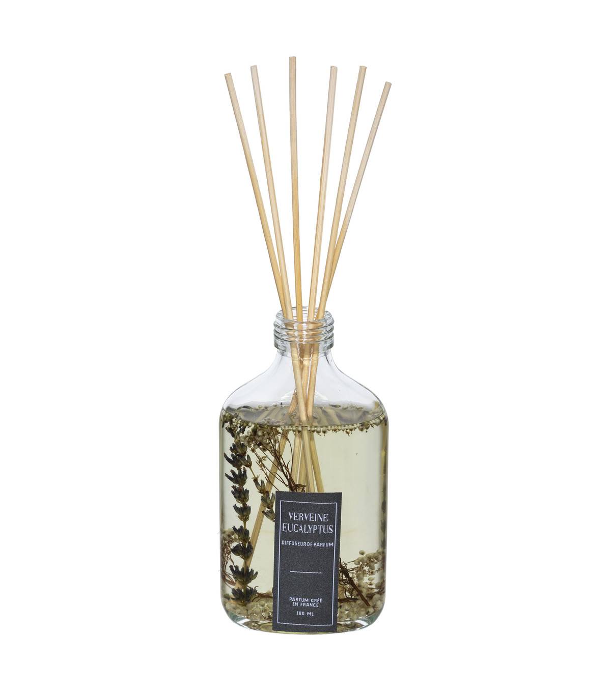Diffuseur de parfum Verveine Eucalyptus 180 ml avec 6 bâtonnets - Imagen 1