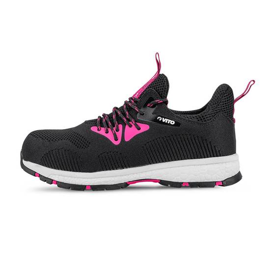 Vito - Chaussures de sécurité Femme Taille 40 S1P SRA Rose légère Fibre Aramide Coque Composite PINK VITO - Imagen 1