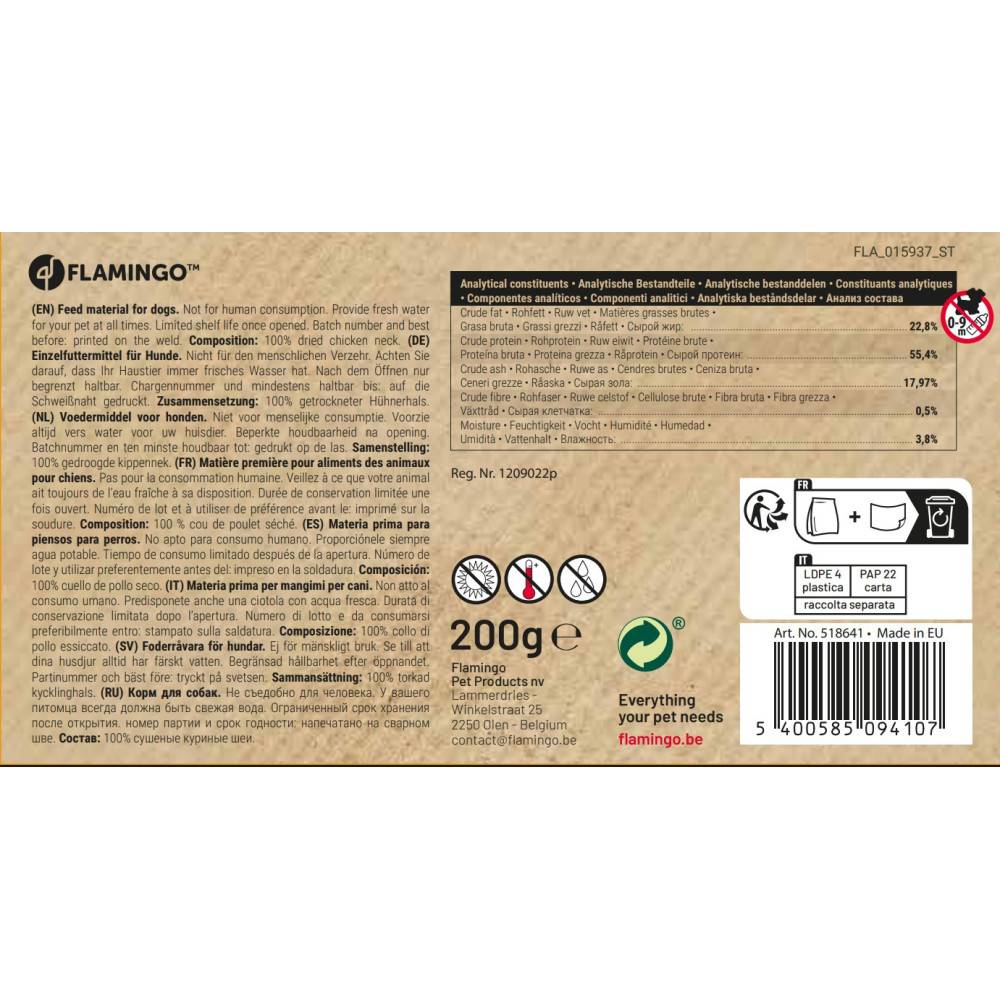 Friandise nature pour chien, cou de poulet 200 g - Image 4