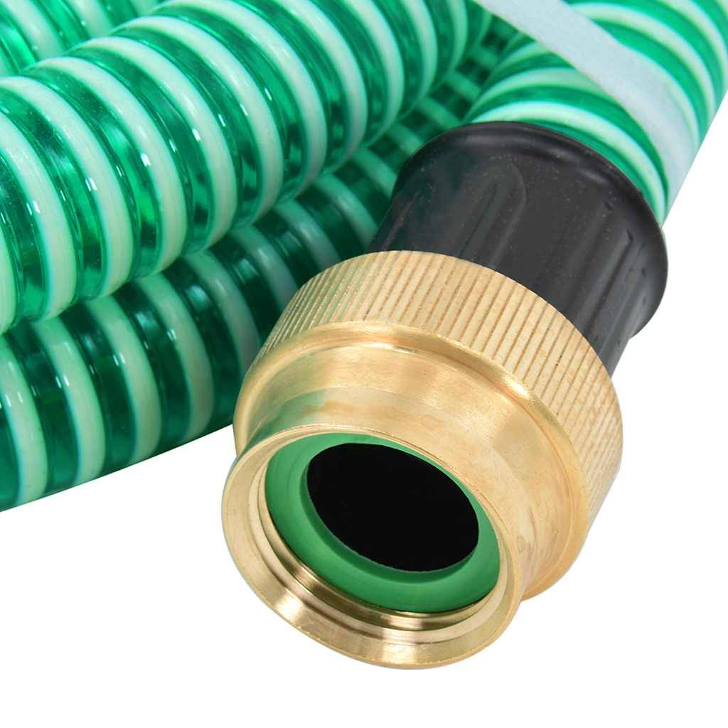 Vidaxl - Tuyau d'aspiration avec raccords en laiton vert 1,1" 25 m PVC vidaXL 151052 - Image 2