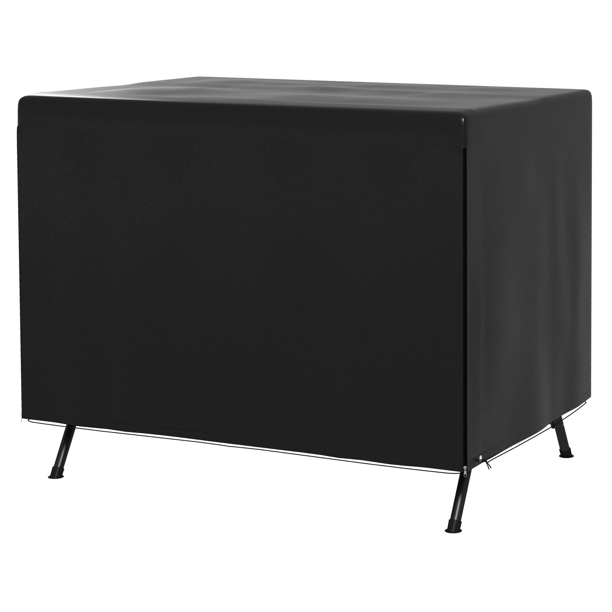 Housse de Protection Mobilier Jardin PE Balancelle Imperméable 215x155x150 Noir - ComfortXL Outdoor Living - Image 2