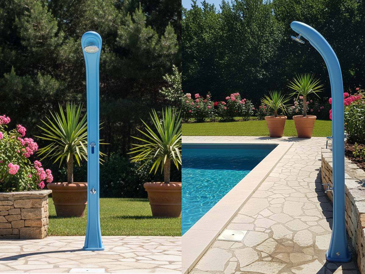 Formidra - Douche Solaire So Happy 28L Coloris Bleu - Imagen 2