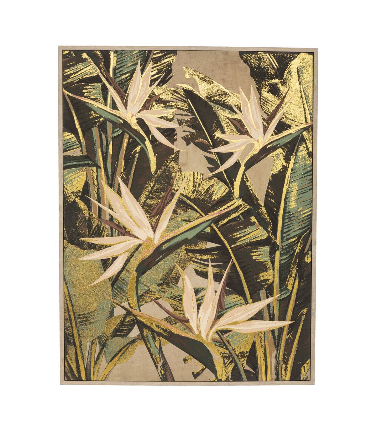 Tableau Toile murale imprimée et encadrée Fleurs & Feuillages 58 x 78 cm - Image 1