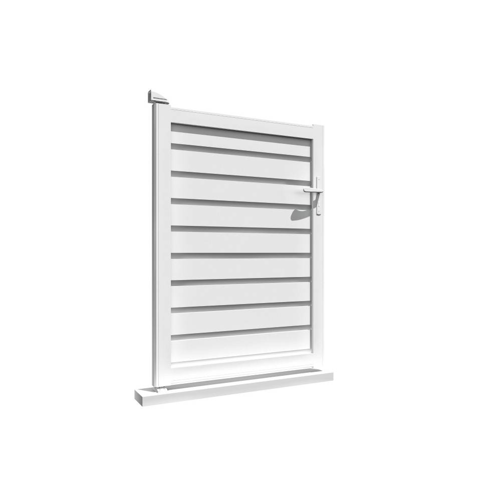 Intersun - Portillon brise-vue L 1000 x H 1557 mm (Blanc) - INTERSUN - Imagen 1