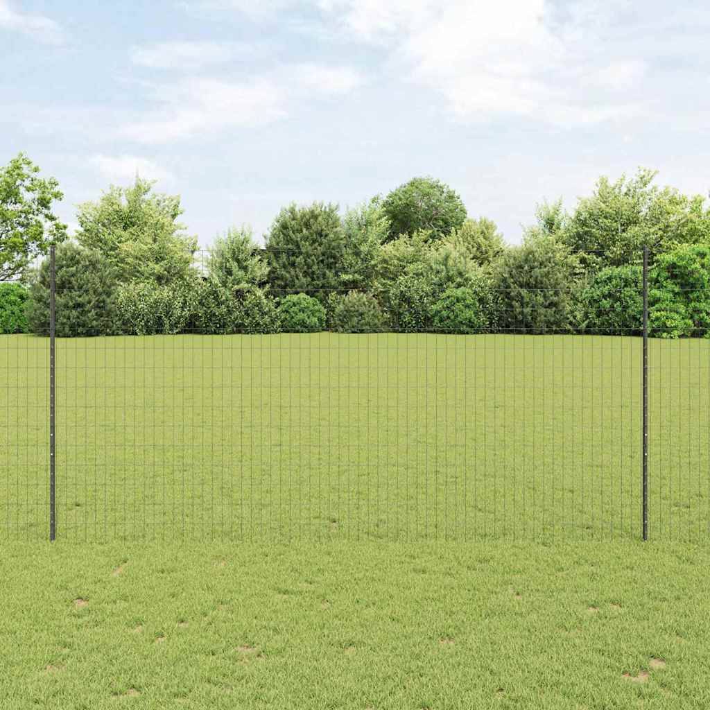 PANGIVO - Clôture Acier et PVC Grise 1,5 x 10 m, Poids :15.55kg - PANGIVO