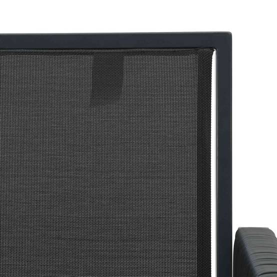 Chaises de jardin polyrotin noir et gris foncé 56.5 x 62.5 x 83 cm - PANGIVO - Image 8