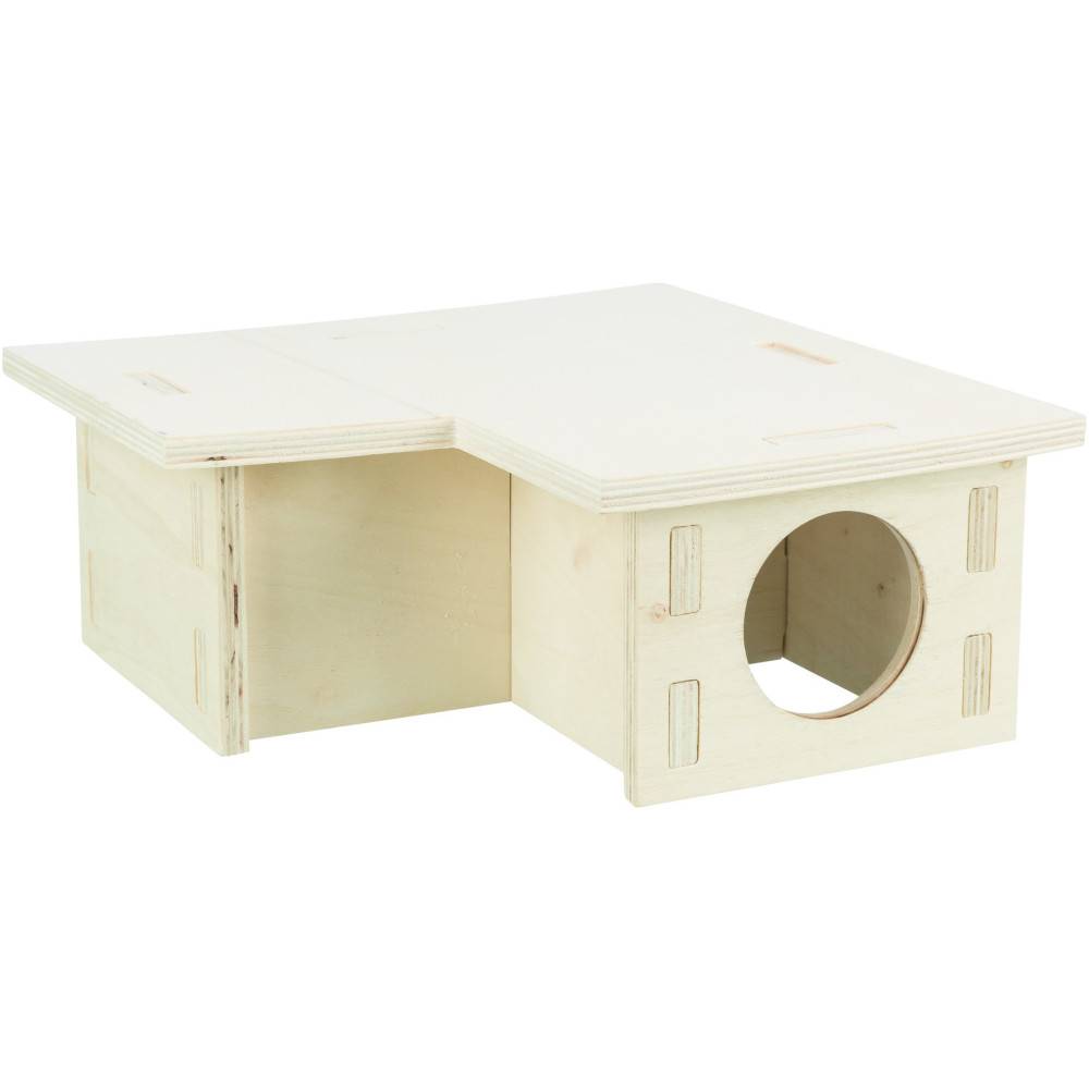 Trixie - Maison emboitable 3 chambres 30 x 12x 30 cm pour grands hamsters, dègues - Imagen 2