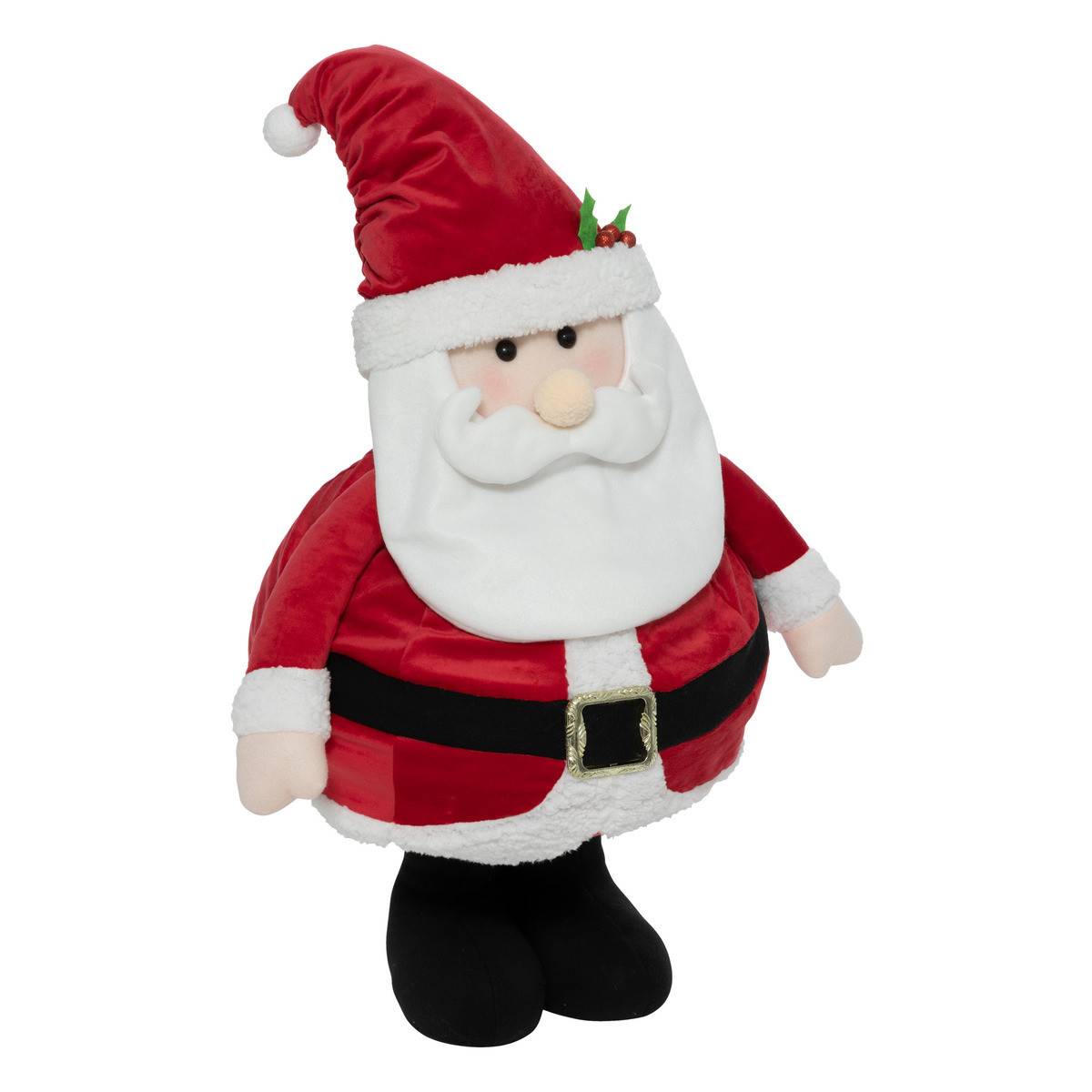 Fééric Lights & Christmas - Déco de Noël Père Noël télescopique en habit rouge et blanc H maxi 110 cm - Imagen 2