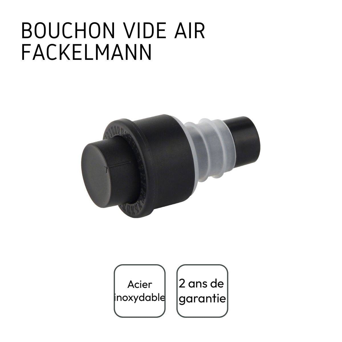 Bouchon de bouteille avec pompe vide air Fackelmann Bar Concept - Image 4