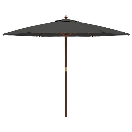 PANGIVO - Parasol de jardin bois dur anthracite 299 x 240 cm - PANGIVO - Image 4