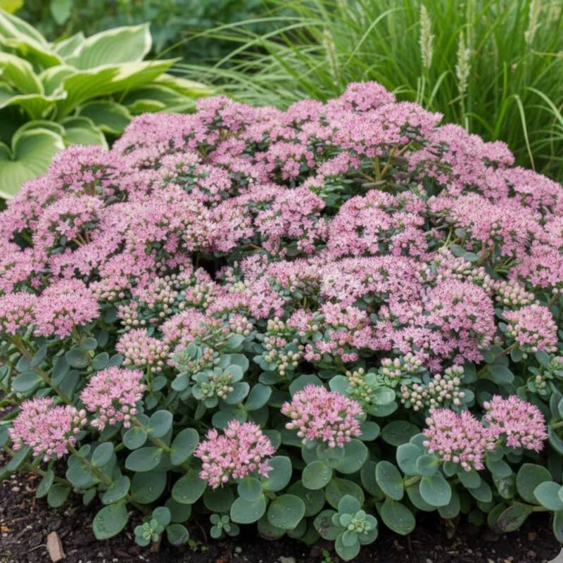 Orpin de Siebold, Sedum à fleurs Rose/ - feuillage Persistant - Godet - 5/20 cm - Imagen 1