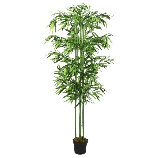 Vidaxl - Bambou artificiel 576 feuilles 150 cm vert - Image 1