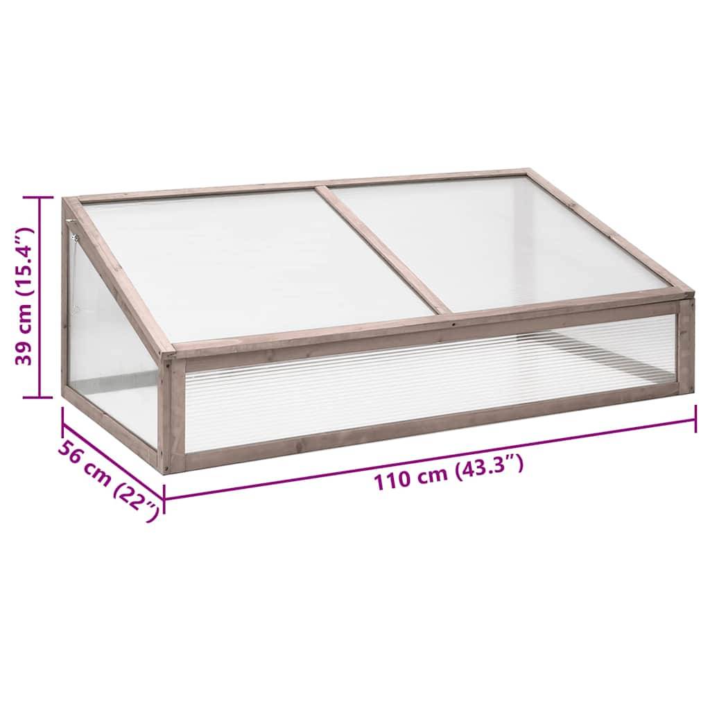 PANGIVO - Serre bois de sapin gris 110 x 56 x 39 cm - PANGIVO - Image 7