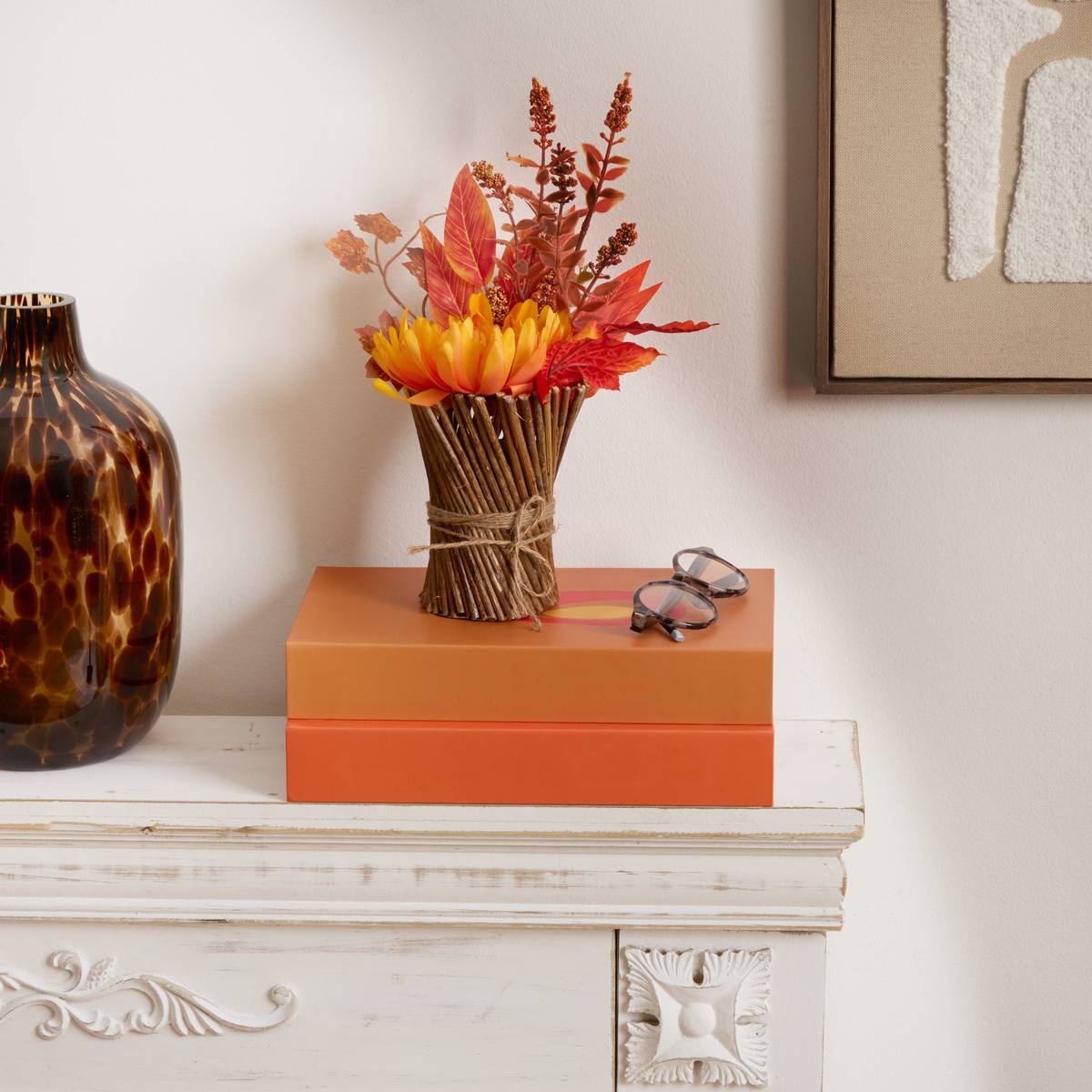 Atmosphera - Fleur artificielle James H30cm - Atmosphera Créateur d'intérieur