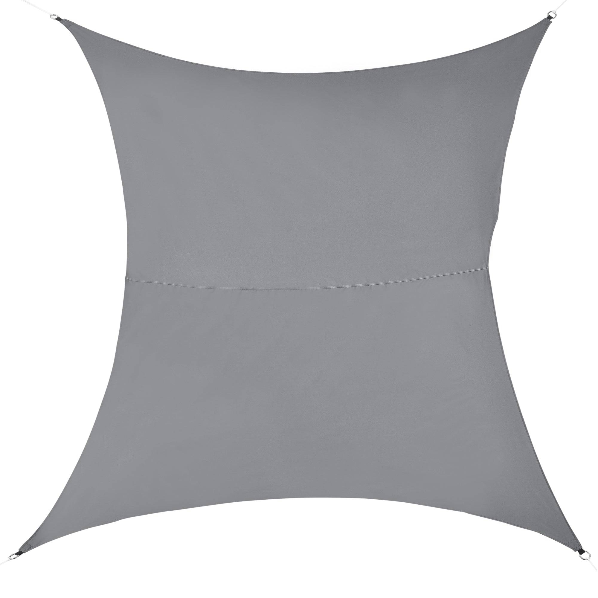 Helloshop26 - Voile toile d'ombrage toile de protection 2 x 3 m gris foncé - Imagen 1