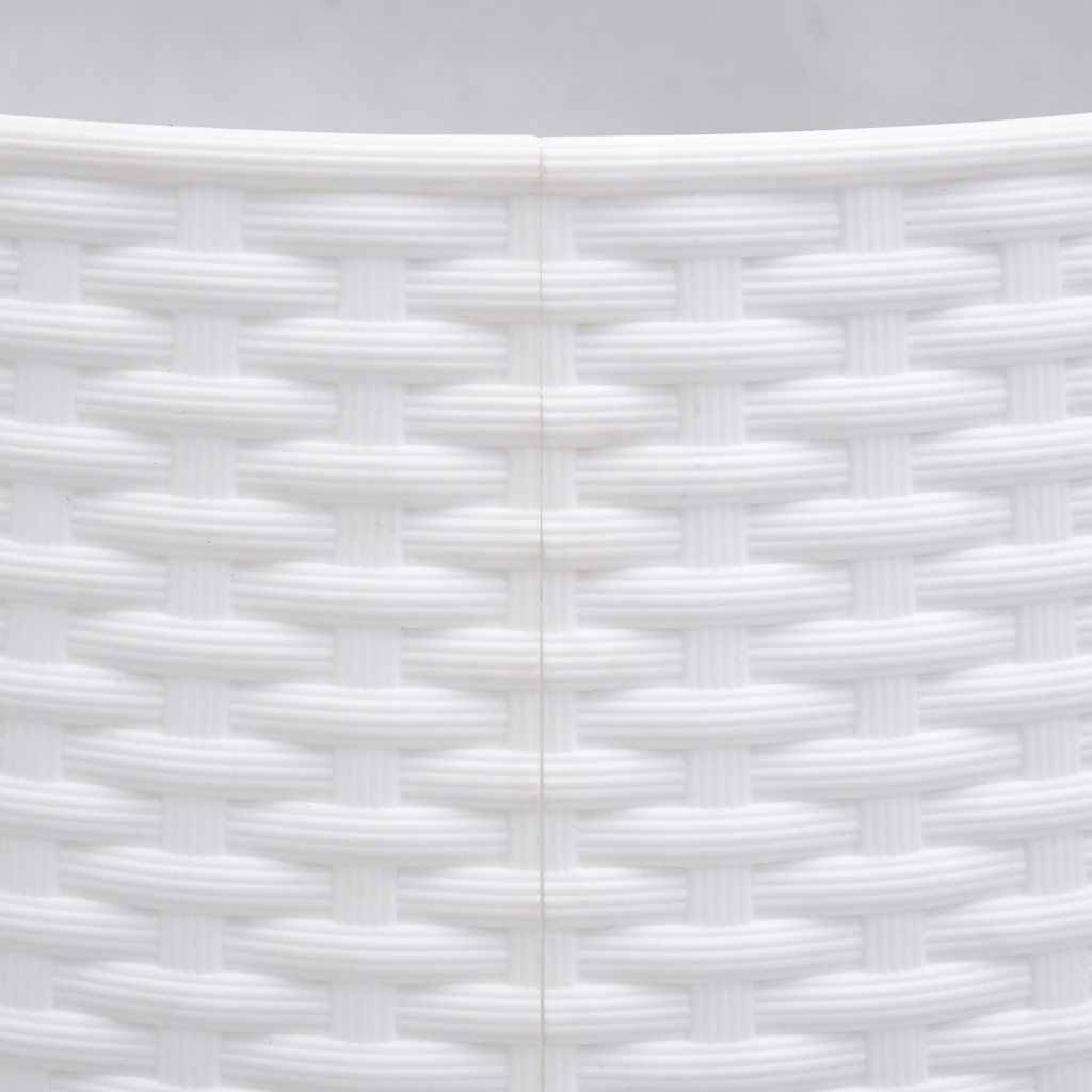 Vidaxl - Jupe de sapin de Noël-Collier de sapin de Noël-Cache pied de sapin blanc Ø65x23 cm plastique - Image 7