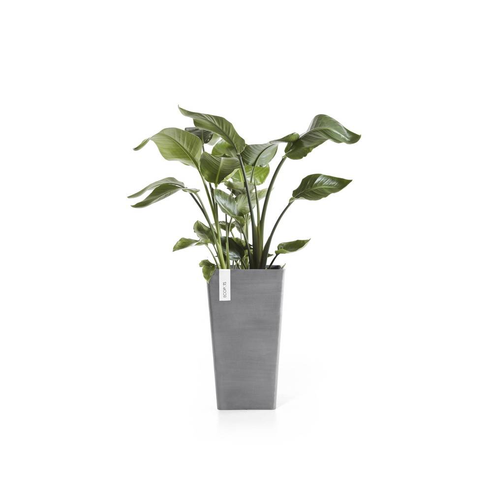 Ecopots - Pot Haut Rotterdam 56 Gris - 31 x 31 x H. 56 cm - 36,2 L ECOPOTS - Imagen 1