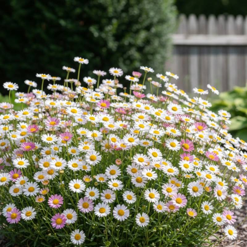 Vergerette de Karvinski, Erigeron à fleurs Rose/Blanche - feuillage Persistant - Godet - 5/20 cm