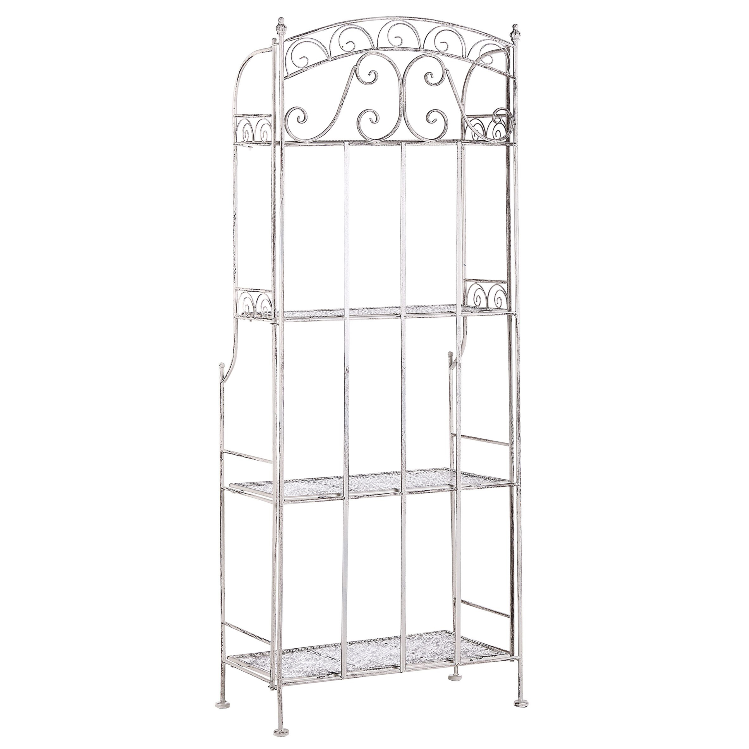 Beliani - Étagère de salle de bain Métal Blanc PADUA - Beliani - Imagen 6