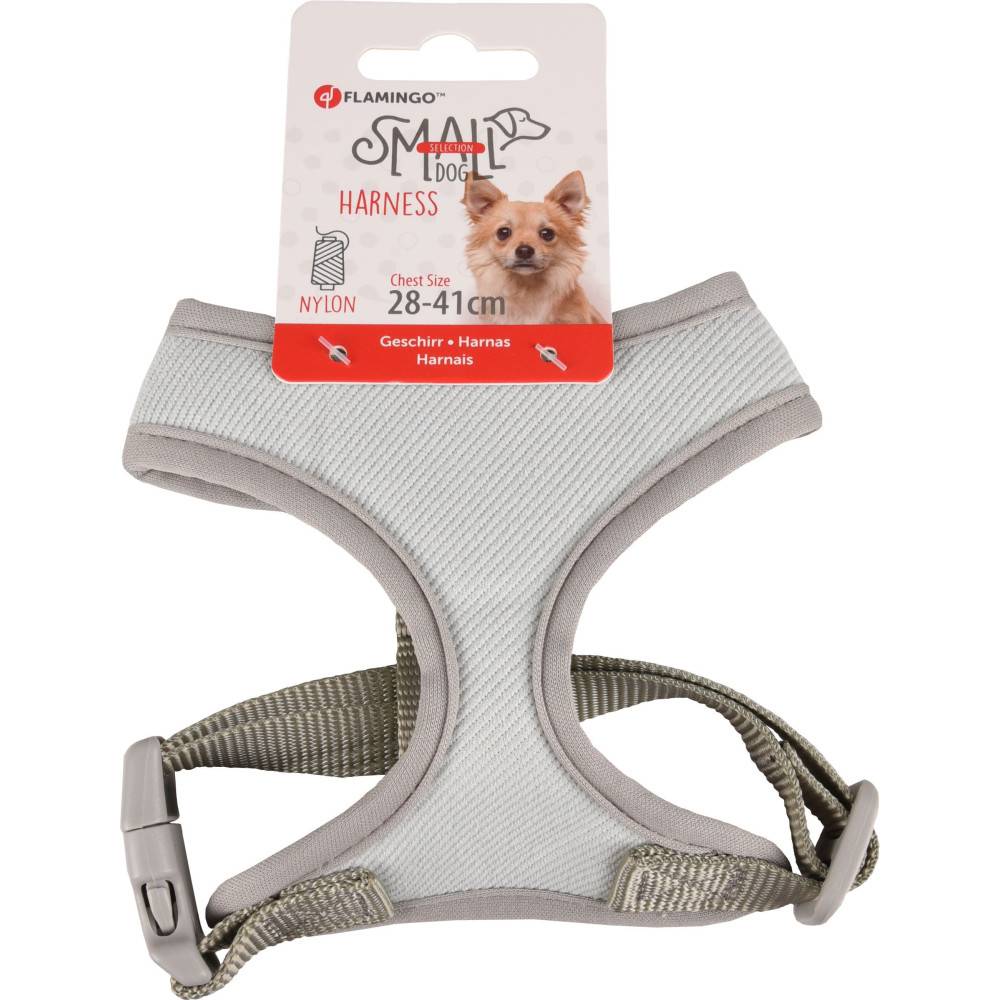 Harnais Small dog XS cou 20 cm corps réglable de 28 à 41 cm Vert pour chiens - Imagen 2