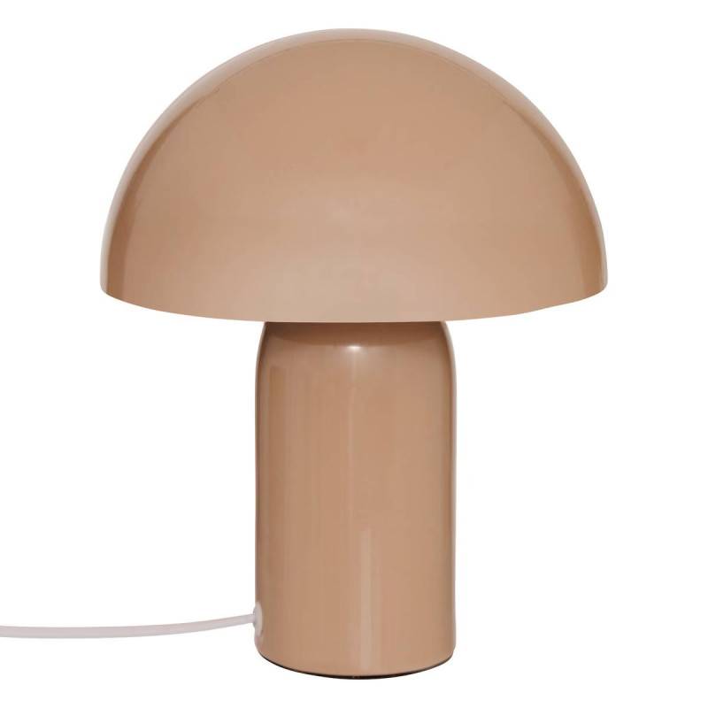 Lampe champignon H24,5 cm Lito métal beige Atmosphera - Image 1