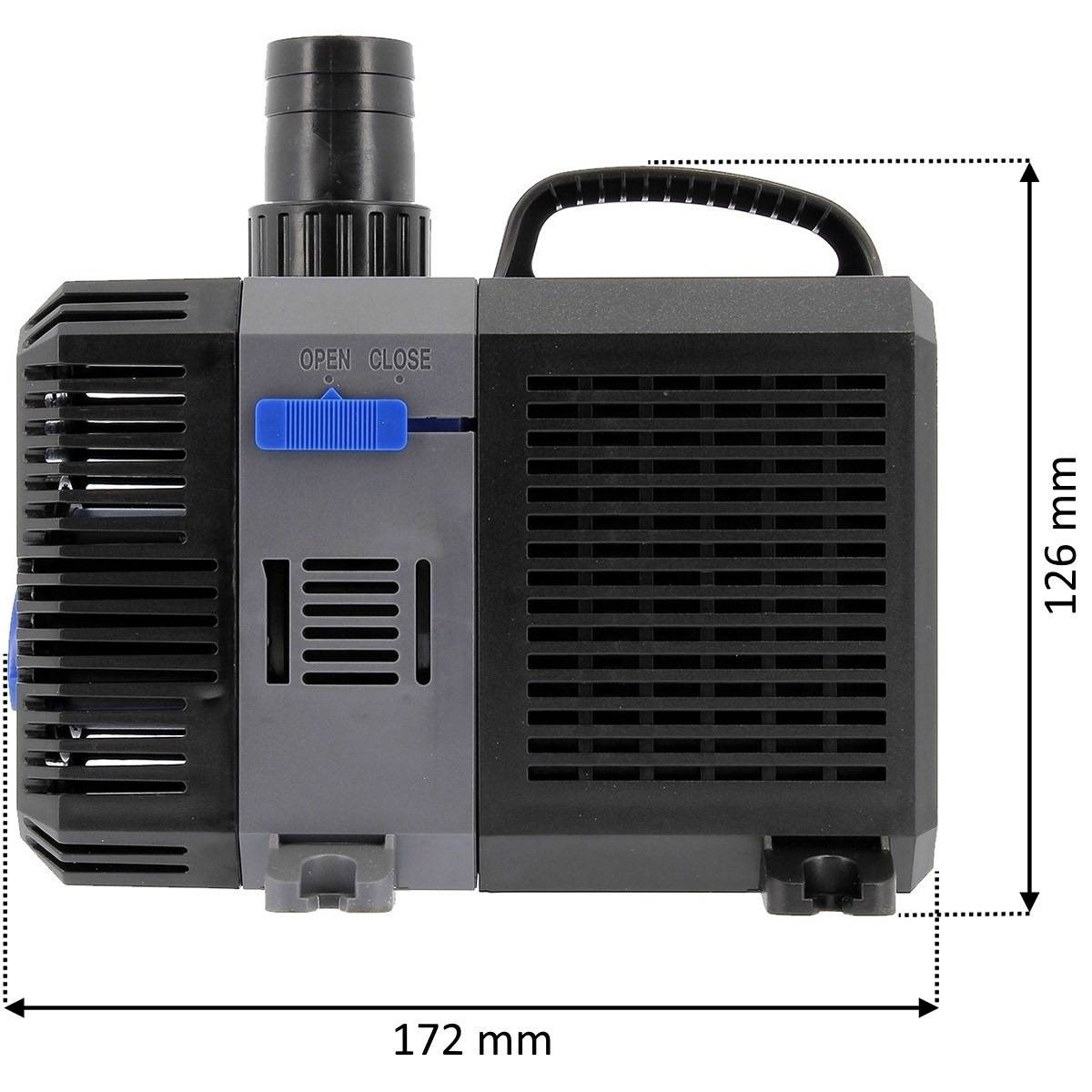 Gt Garden - Pompe de bassin 10 Watts, débit max 3000 litres/heure - GT GARDEN - Imagen 2