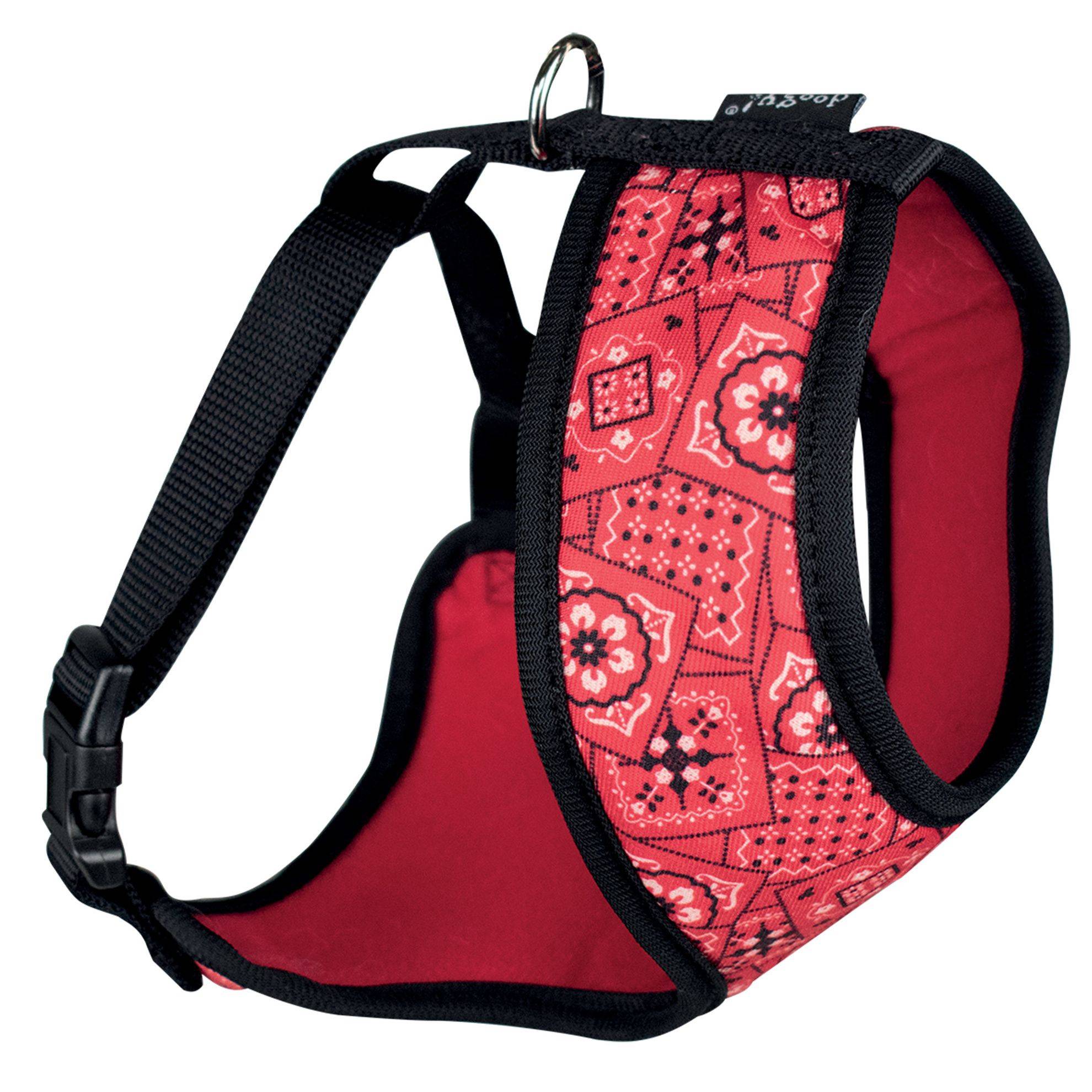 Harnais Bandana Rouge : Taille M DOOGY FASHION