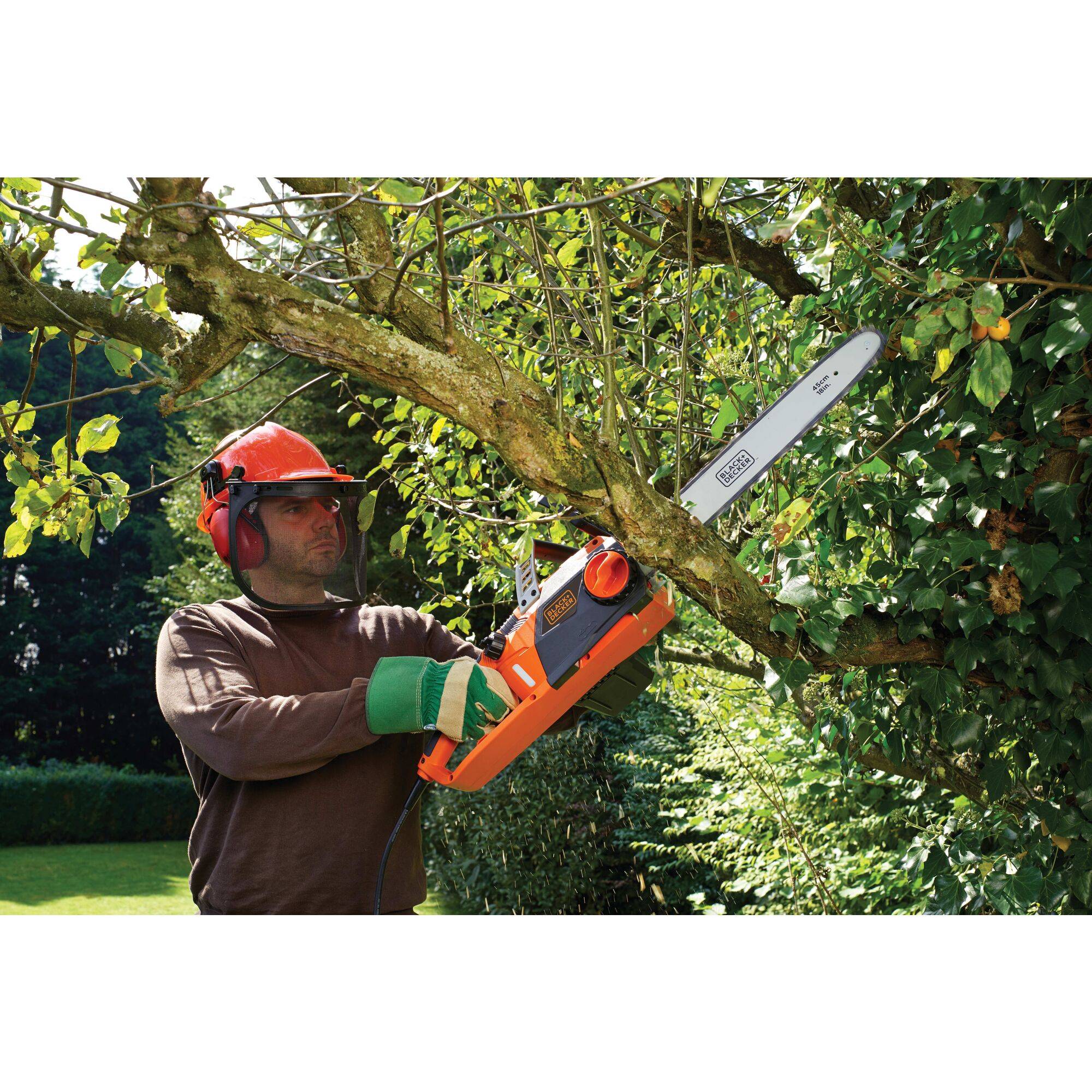 Tronçonneuse 45 cm - 2200 W - tendeur de chaîne sans outil BLACK+DECKER CS2245-QS - Imagen 2