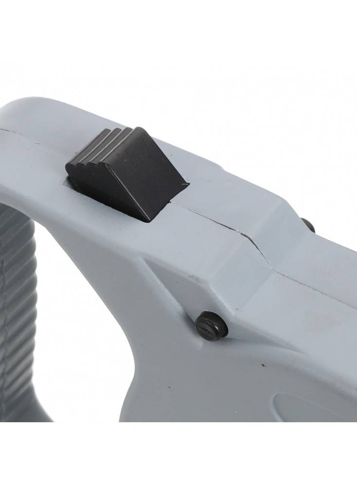 Laisse extensible / blister GRIS taille 3000x1CM - Mon Ami Luki - Image 1