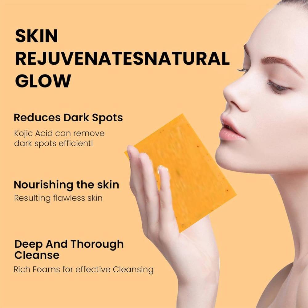 Turcuma SOAP100G - Acide kojique de curcuma pour le visage, anti-acné