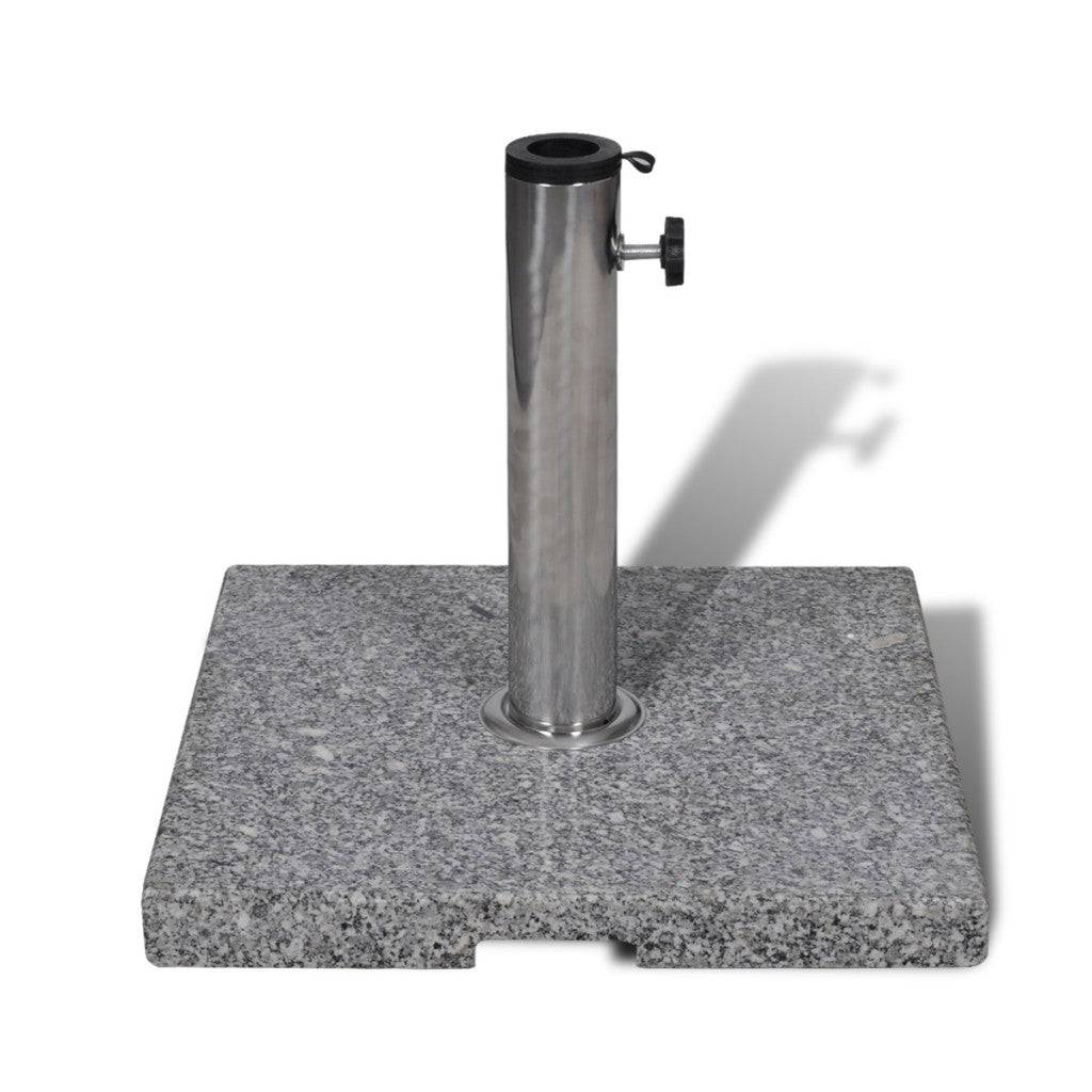 Helloshop26 - Pied de parasol 20 kg 3 adapteurs inclus 30 / 35 / 38 mm gris - Imagen 1