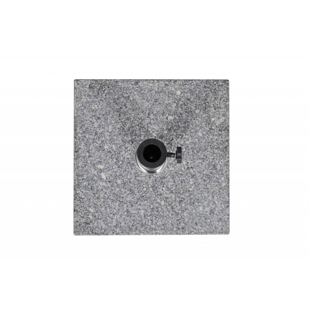 Helloshop26 - Pied de parasol 20 kg 3 adapteurs inclus 30 / 35 / 38 mm gris - Imagen 2