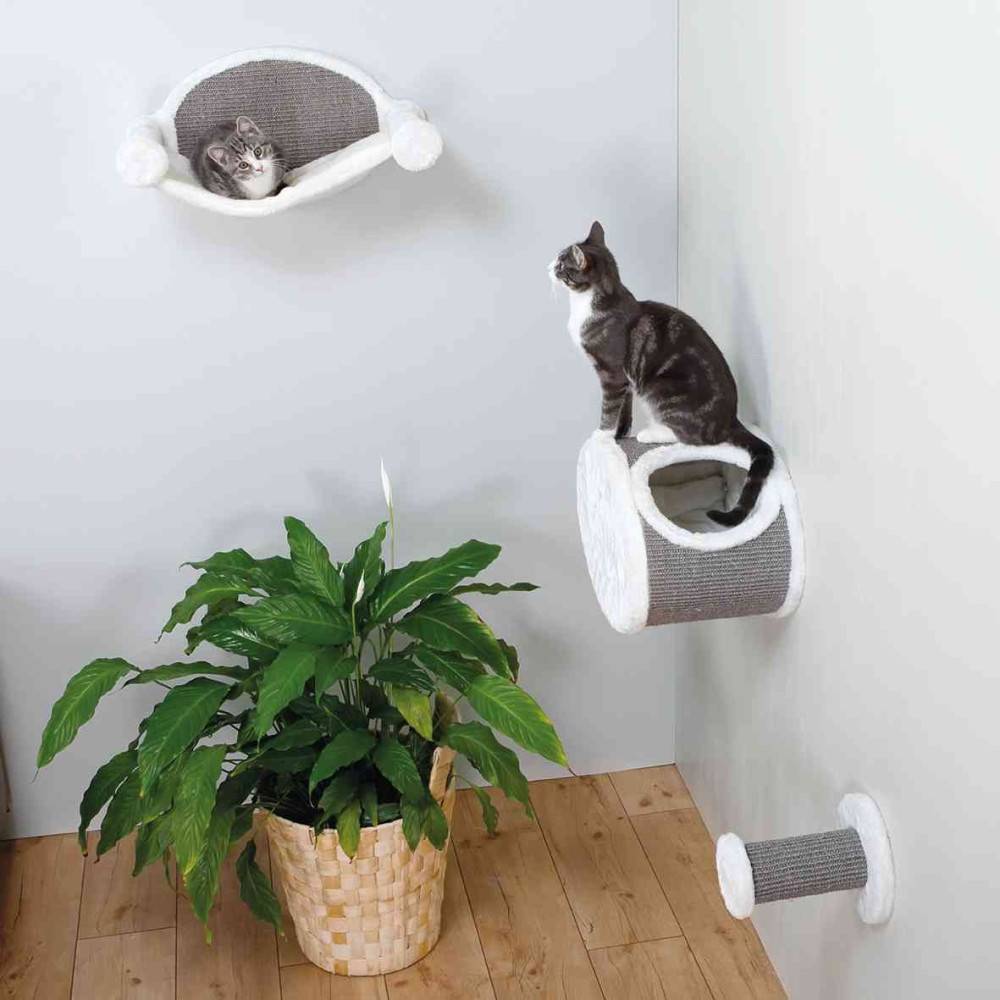 Abri douillet 42 × 29 × 28 cm à fixer au mur, pour chat - Image 2