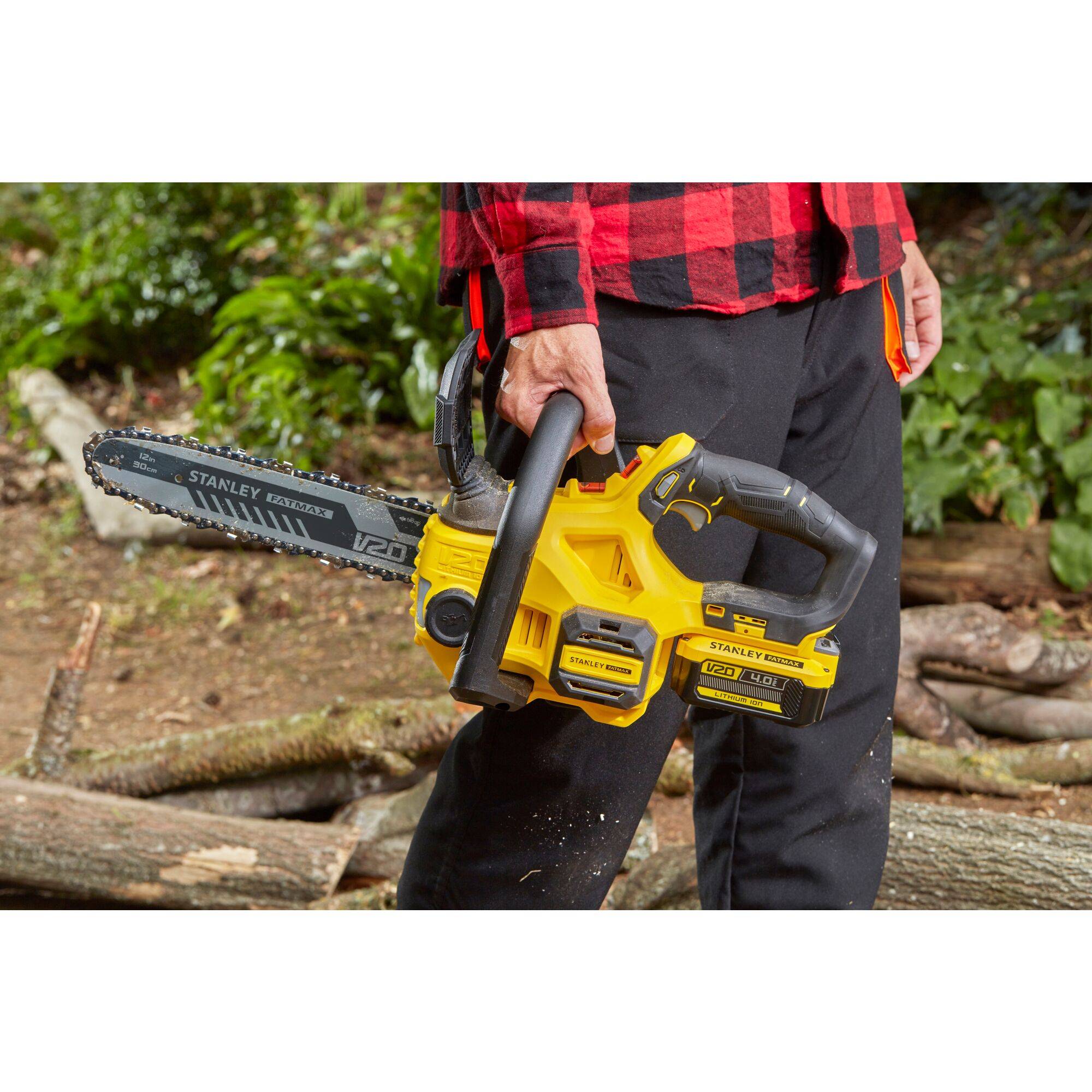 stanley - Tronçonneuse 30 cm 18V STANLEY FATMAX V20 SFMCCS630B-XJ Sans Batterie ni Chargeur - Image 5