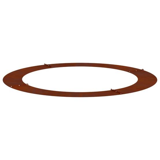 Bordure d'Arbre Plate Acier Corten pour Jardin Protection de Tronc Ronde Ø120 cm - ComfortXL Outdoor Living - Image 5