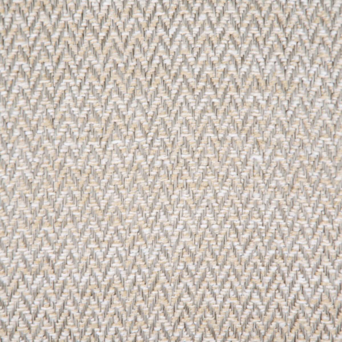 Fauteuil Noyer Massif Naturel et Tissu Sable - HARROW - Image 7