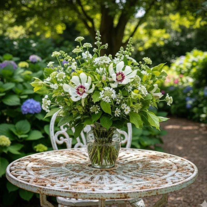 Arbre aux anémones Venus®, Calycanthus à fleurs Blanche/ - feuillage Caduc - Pot de 3L - 40/60 cm - Imagen 4