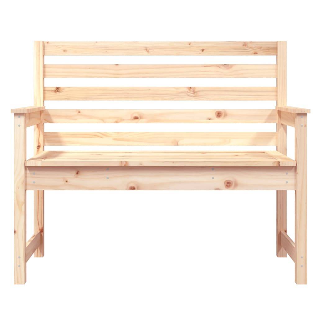 Maison Chic - Banc de jardin - Banc d'extérieur - Banquette 109x48x91,5 cm bois massif de pin - Imagen 4