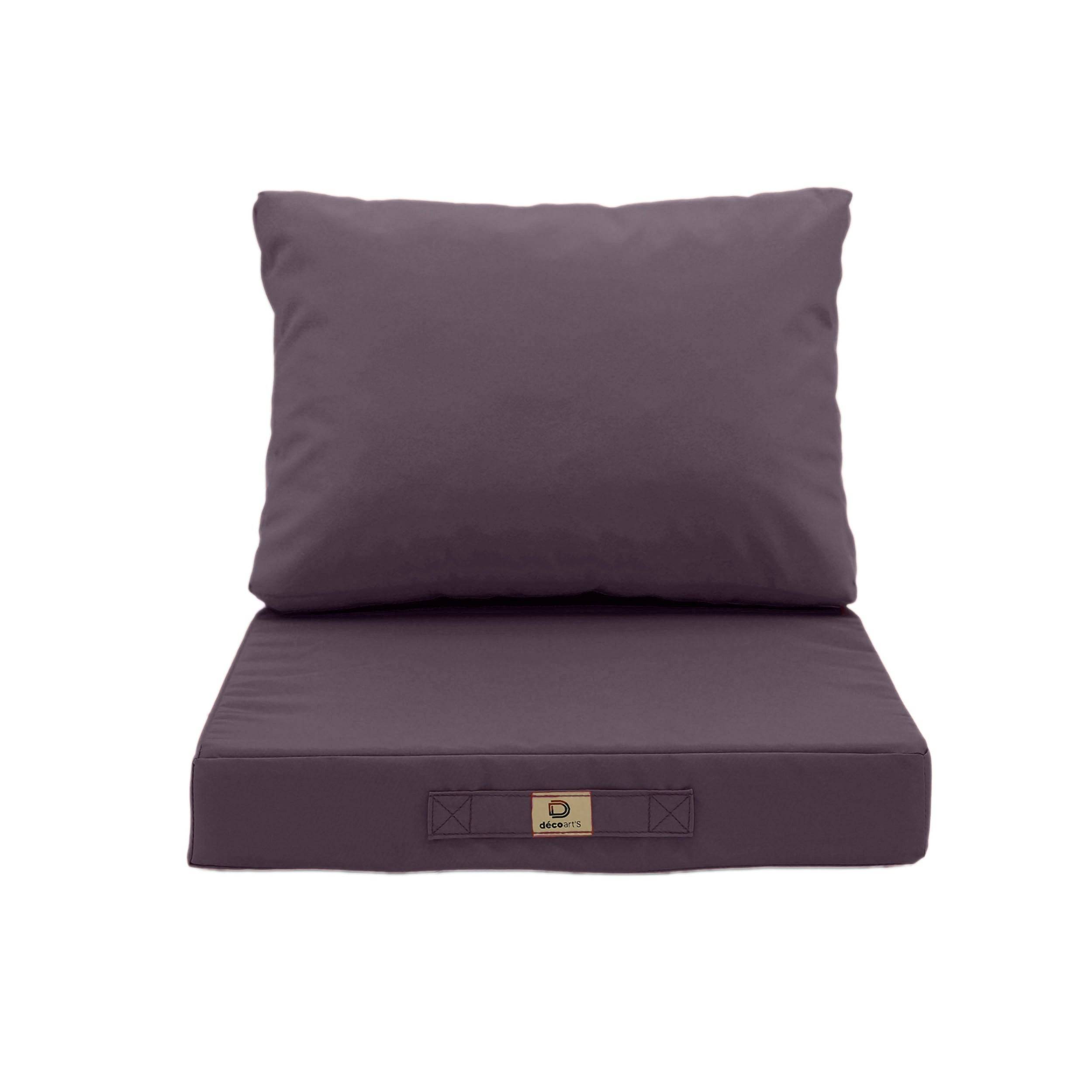 Coussins pour salon de jardin déhoussable 50x60cm Gris carbone - Déco arts - Image 8