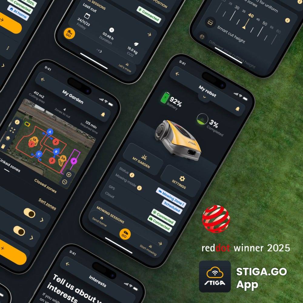 Stiga - Robot tondeuse A500, max. 700m², navigation GPS-RTK & 4G - STIGA - Imagen 9