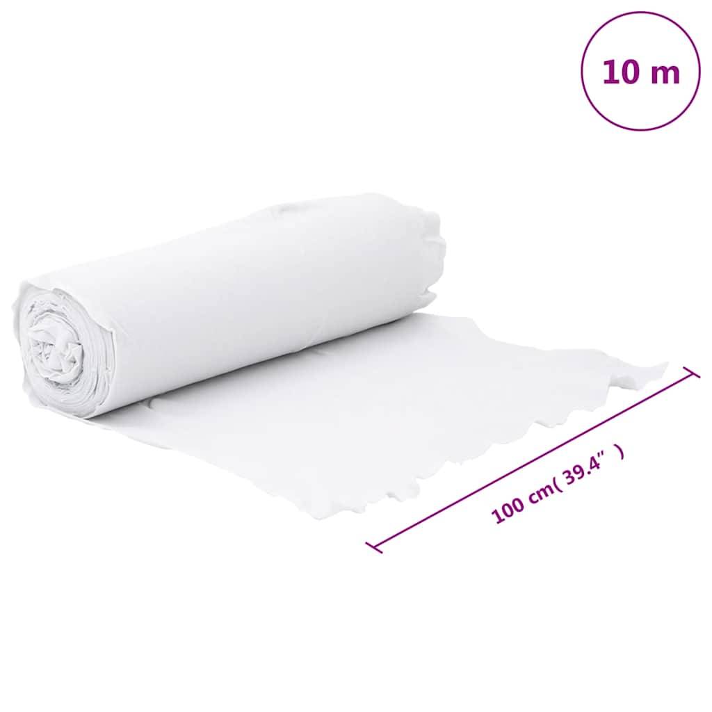 Feutre Géotextile Épais Polyester Pro Jardin Drainage et Stabilisation Blanc 1x10m - ComfortXL Outdoor Living - Image 10