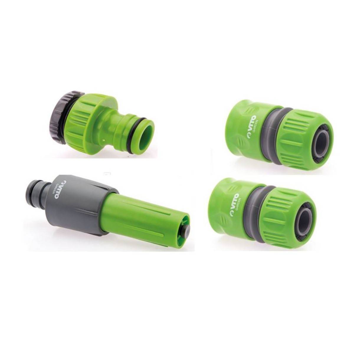 Tuyau arrosage Tressé 50 mètres diam 25mm 1"+ 4 Accessoires Diam 25mm Complet VITO - Image 3