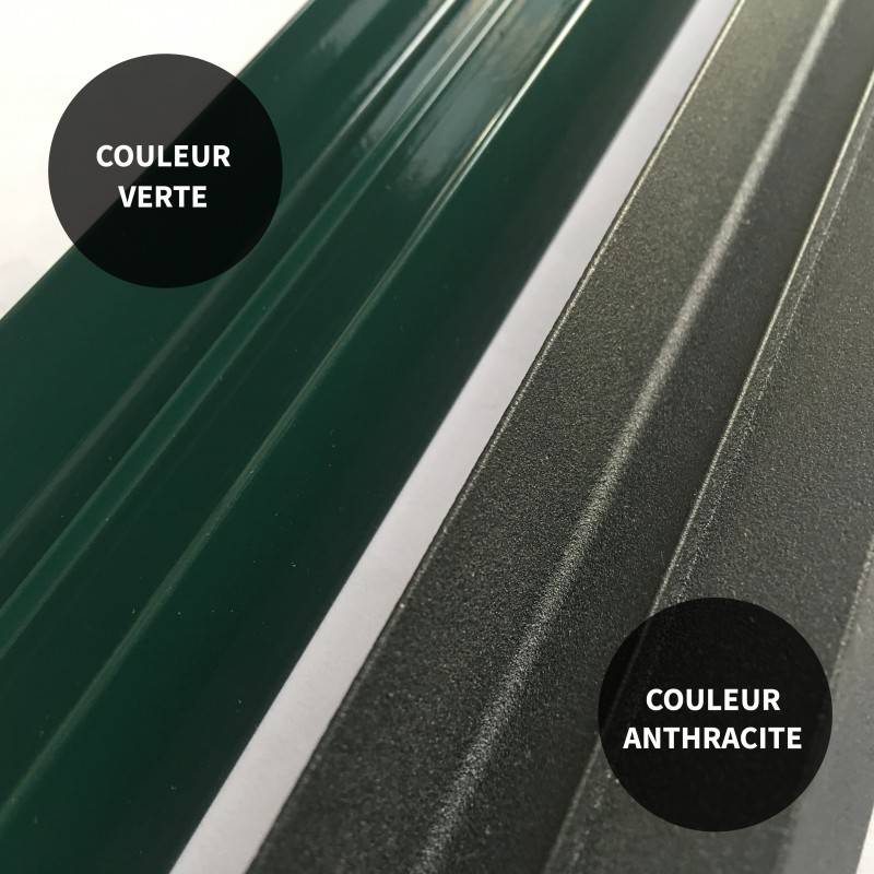 Serre de jardin 16,9 m² polycarbonate 4mm anthracite avec embase Green Protect - Image 6