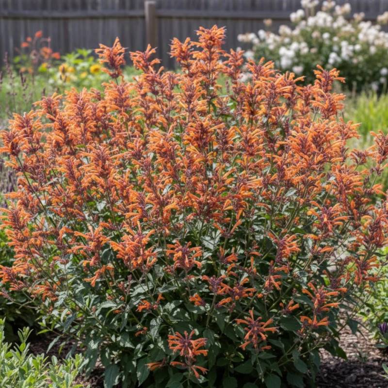 Agastache Kudos Mandarin® à fleurs Orange/ - feuillage Caduc - Godet - 5/20 cm - Imagen 1