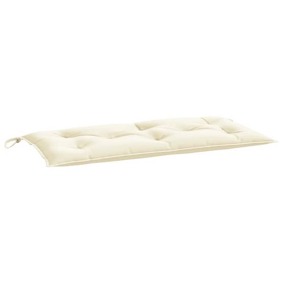 Coussin de banc de jardin crème 100x50x7 cm tissu oxford P112 - Image 1