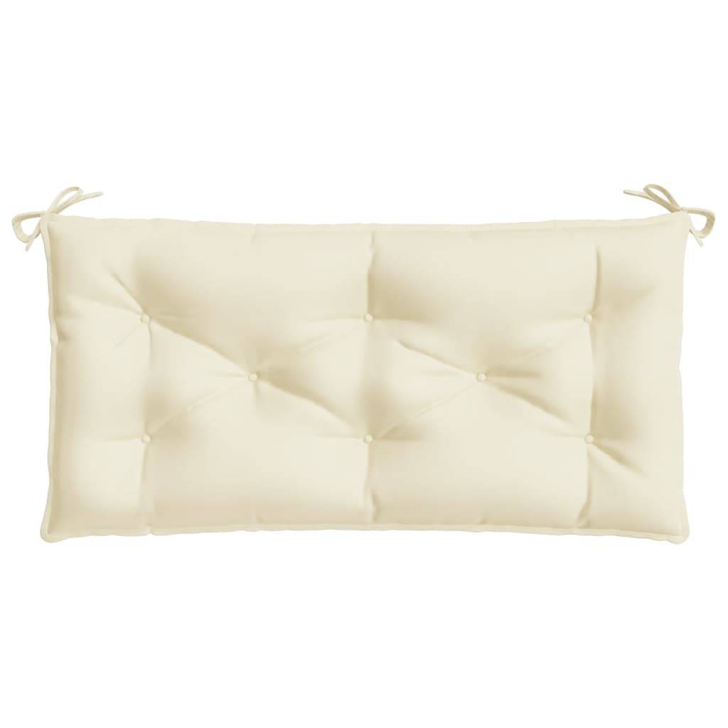 Coussin de banc de jardin crème 100x50x7 cm tissu oxford P112 - Image 4