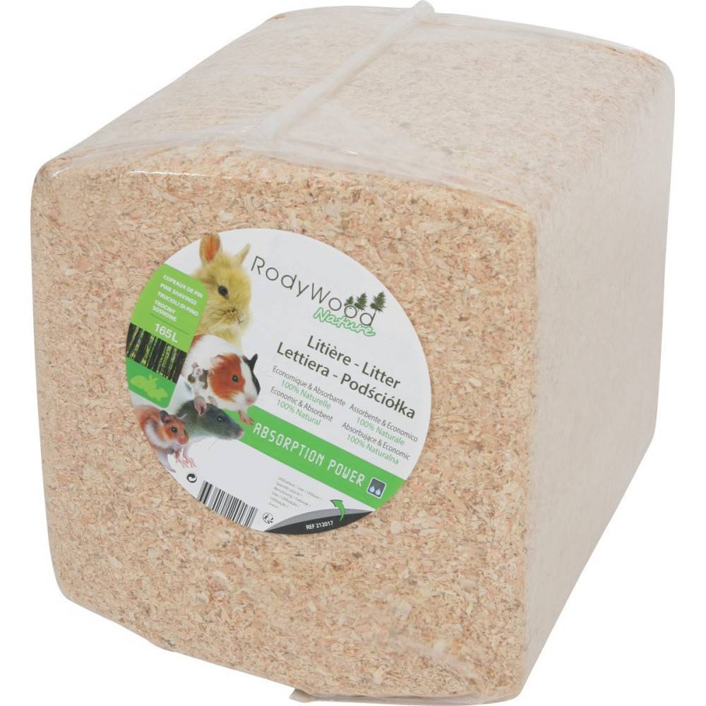 Zolux - Litière nature 165 litres pour rongeur poids 10 kg - Imagen 1